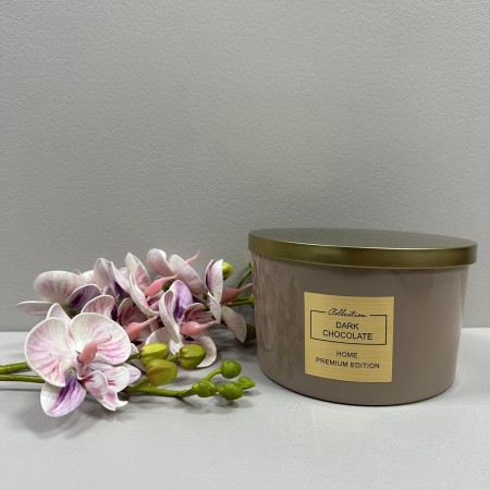 Ароматична свічка 13,5*8 см Home Premium Edition DARK CHOCOLATE 79671