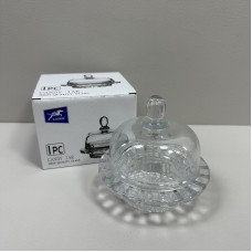 Лимонниця з кришкою скляна 12,5х12,5х12 см Crystal Lime BMTG336/7026