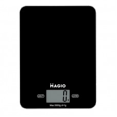 Ваги кухонні 20 х 15 х 1,5 см 5 кг MAGIO MG-698 чорні