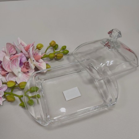 Маслянка скляна 17 х 11 х 9 см Принцеса Olens 102-260