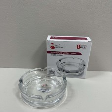 Попільничка скляна кругла діаметром 10,8 см Helios YG8019