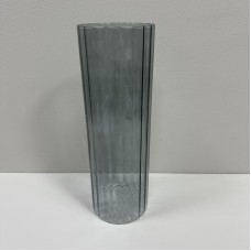 Ваза скляна h-30 см VIVA ALLISON A060177 сіра прозора