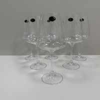 Набір келихів для вина 6 шт 450 мл h-22 см, d-10.5 см Corvus Crystal Bohemia b1SC69/450