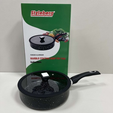 Сковорода глибока d-28 см із гранітним покриттям Styleberg 1508
