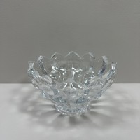 Салатник скляний для цукерок, печива, фруктів 19,5х19,5х12 см Yujing GlassWare 8312