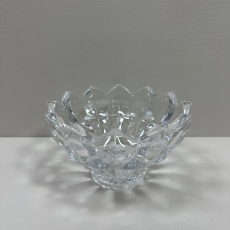 Салатник скляний для цукерок, печива, фруктів 19,5х19,5х12 см Yujing GlassWare 8312
