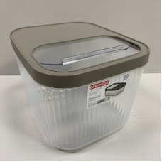 Контейнер для зберігання пластиковий з кришкою 16 л 32,5х27,5х22 см Baroness 11567 коричневий