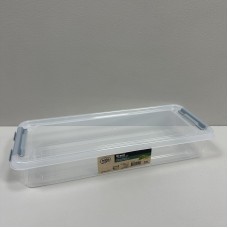 Контейнер для зберігання пластиковий з кришкою 2,5 л 37,5х14х6 см Hobby life 02 1061 прозорий