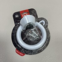 Тримач для фена настінний 11,9 х 12 см Qlux L-00579 білий