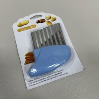 Ніж для сиру і картоплі нержавіюча сталь/пластик 12х10 см Stenson 8985 / 68985 синій