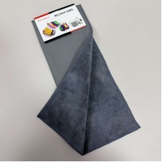 Серветка з мікрофібри двостороння універсальна 30,5х39 см A-Plus DC-456 сіра