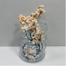 Ваза скляна h-24 см Trendglass Adele 35949