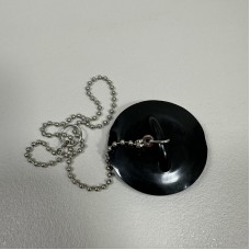 Корок для ванни на ланцюжку d-4,5 см Tadar 79844 чорний