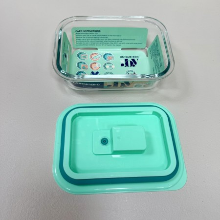 Контейнер 630 мл 17х13х6 см Luminarc Pure Box Unique JOY X1544 світла бірюза