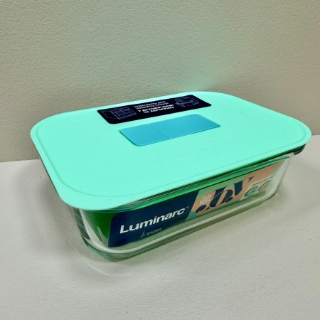 Контейнер 630 мл 17х13х6 см Luminarc Pure Box Unique JOY X1544 світла бірюза