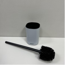 Йоршик для унітазу з підставкою 10х16х15 / h-39 см Ardesto Vigor ARHB3502GB сірий