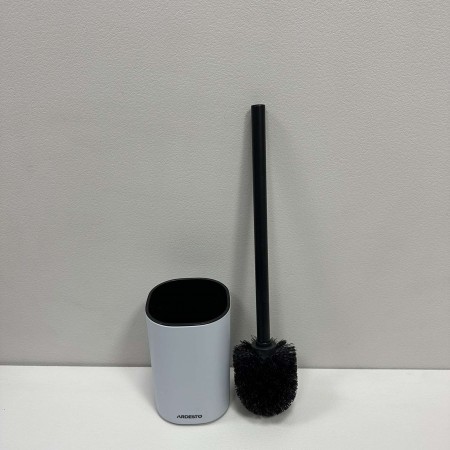 Йоршик для унітазу з підставкою 10х16х15 / h-39 см Ardesto Vigor ARHB3502GB сірий