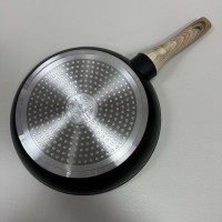 Сковорода без кришки d-26 см із керамічним антипригарним покриттям індукційна Pyrex Cook&Care CR26BF6/8046 чорна