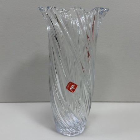 Ваза скляна h-25 см Yujing GlassWare 3887 / 6901 прозора