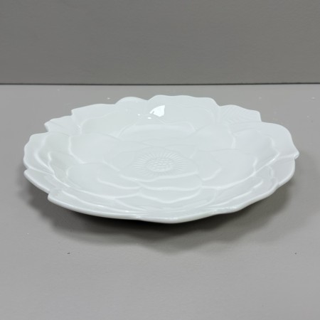 Блюдо порцелянове d-23 см, h-3 см Троянда Stenson MC3272-9