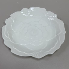 Блюдо порцелянове d-23 см, h-3 см Троянда Stenson MC3272-9