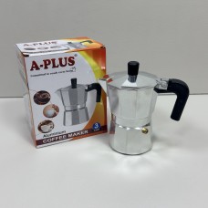 Гейзерна кавоварка алюмінієва 150 мл A-Plus 2081