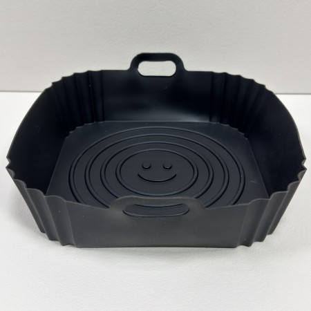 Форма силіконова для випікання в Аерофритюрниці/ Аерогрилі/ Мультипечі/Духовці 21,5х21.5х5.5 см A-Plus MT-1210 / 810382 чорний