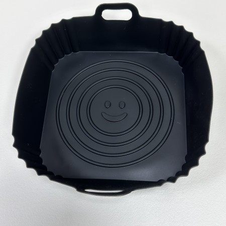 Форма силіконова для випікання в Аерофритюрниці/ Аерогрилі/ Мультипечі/Духовці 21,5х21.5х5.5 см A-Plus MT-1210 / 810382 чорний