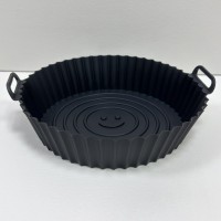 Форма силіконова для випікання в Аерофритюрниці/ Аерогрилі/ Мультипечі/ Духовці d-20,6 см, h-5 см A-Plus MT-1209 / 829957 чорний