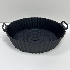 Форма силіконова для випікання в Аерофритюрниці/ Аерогрилі/ Мультипечі/ Духовці d-20,6 см, h-5 см A-Plus MT-1209 / 829957 чорний