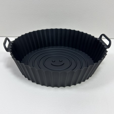 Форма силіконова для випікання в Аерофритюрниці/ Аерогрилі/ Мультипечі/ Духовці d-20,6 см, h-5 см A-Plus MT-1209 / 829957 чорний
