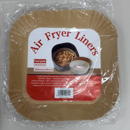 Папір для аерофритюрниці/ аерогриля/ мультипечі/ духовки 20х20х4,5 см одноразовий 50 шт A-Plus  A-70/1203/091700