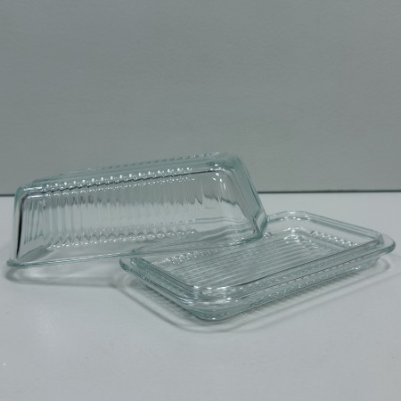 Маслянка-контейнер скляна 17х10х7 см Maestro MR-5000-45 прозора