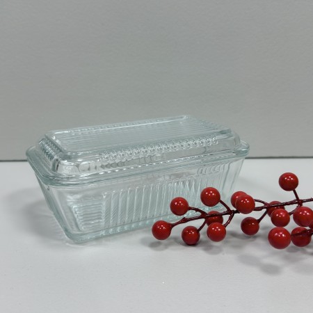 Маслянка-контейнер скляна 17х10х7 см Maestro MR-5000-45 прозора