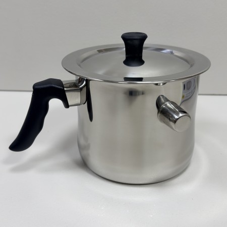 Молочник з нержавіючої сталі з кришкою та зі свистком 1,5 л Maestro MR-1698