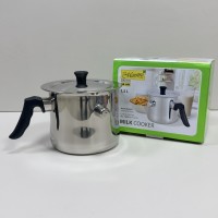 Молочник з нержавіючої сталі з кришкою та зі свистком 1,5 л Maestro MR-1698