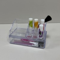 Органайзер для косметики 10,2х18,2х10,6 см Akay Plastik AK523 прозорий