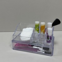 Органайзер для косметики 10,2х18,2х10,6 см Akay Plastik AK523 прозорий