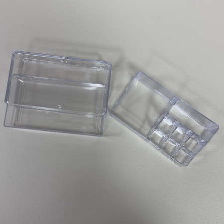 Органайзер для косметики 10,2х18,2х10,6 см Akay Plastik AK523 прозорий