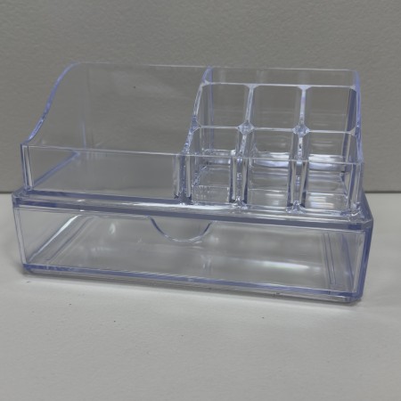 Органайзер для косметики 10,2х18,2х10,6 см Akay Plastik AK523 прозорий