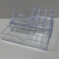 Органайзер для косметики 10,2х18,2х10,6 см Akay Plastik AK523 прозорий