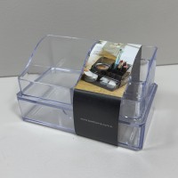 Органайзер для косметики 10,2х18,2х10,6 см Akay Plastik AK523 прозорий