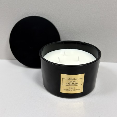 Ароматична свічка 13,5*8 см Home Premium Edition SUEDE CASHMERE 79668