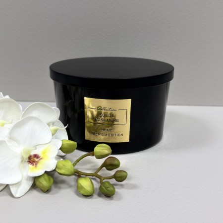 Ароматична свічка 13,5*8 см Home Premium Edition SUEDE CASHMERE 79668