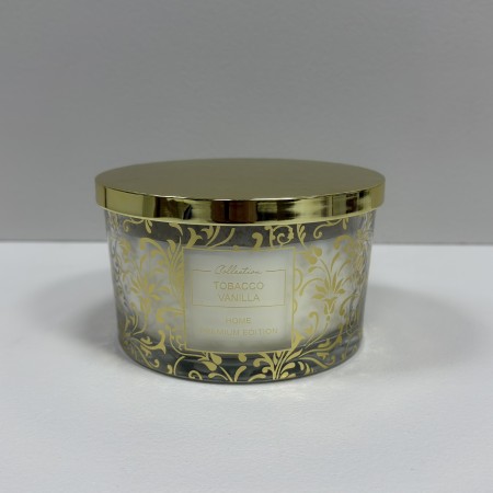 Ароматична свічка 13,5*8 см Home Premium Edition TOBACCO VANILLA 79663