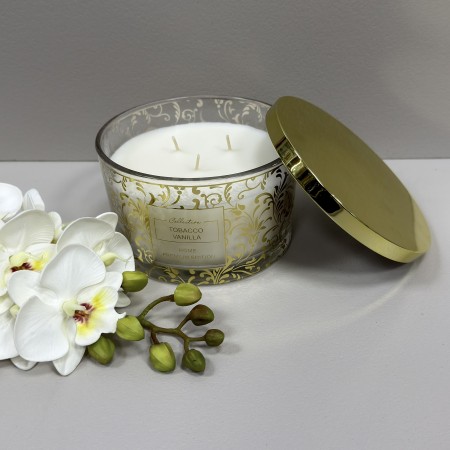 Ароматична свічка 13,5*8 см Home Premium Edition TOBACCO VANILLA 79663
