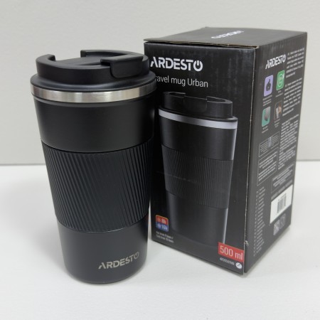 Термочашка 500 мл Ardesto Urban AR2650TMB чорна