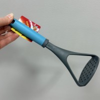 Прес для картоплі силіконовий A-Plus 0721 сірий з блакитним