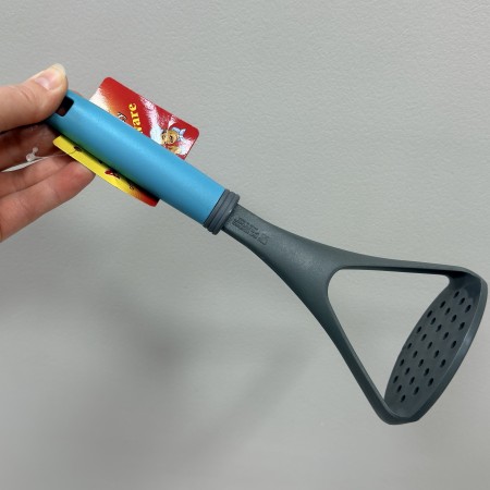 Прес для картоплі силіконовий A-Plus 0721 сірий з блакитним