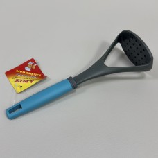 Прес для картоплі силіконовий A-Plus 0721 сірий з блакитним